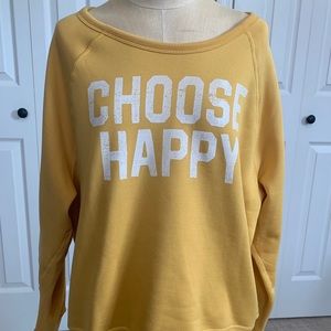 Yellow Crew neck Sweatshirt